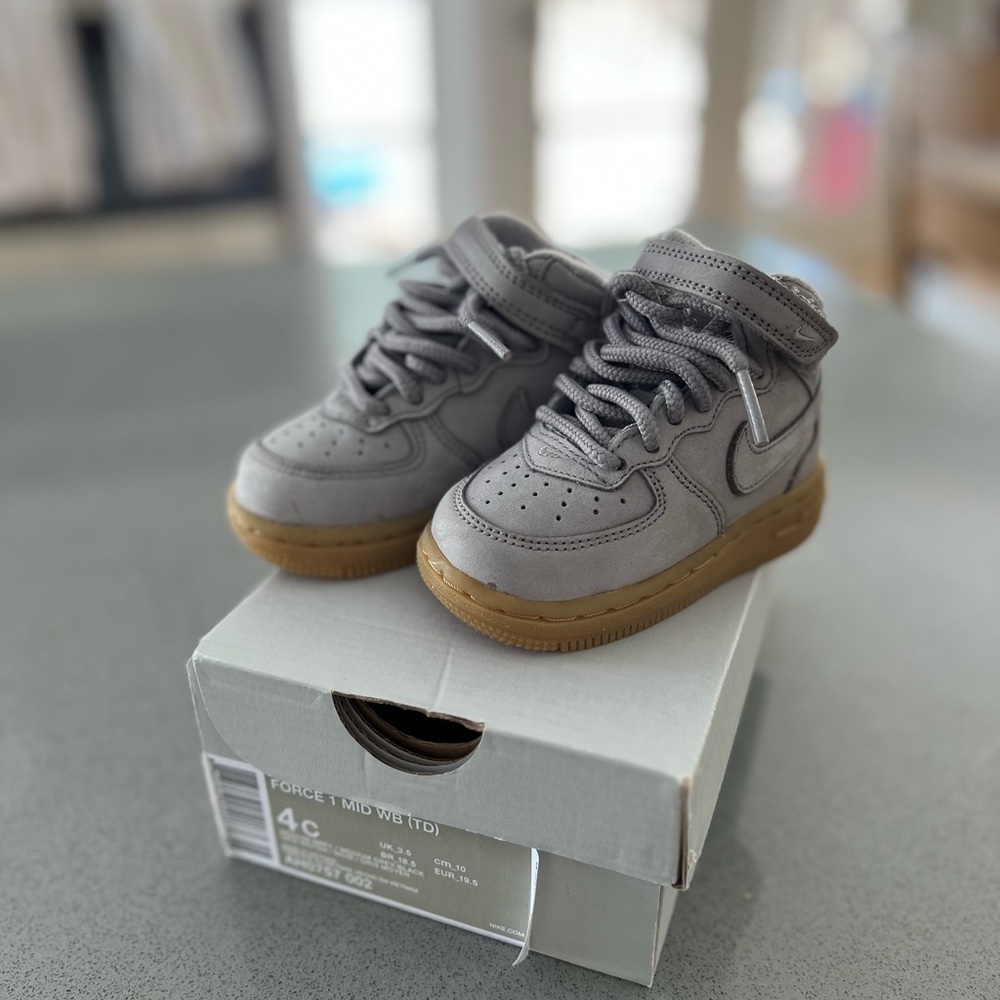 Toddler Nike Air Force 1 Mid Grey
